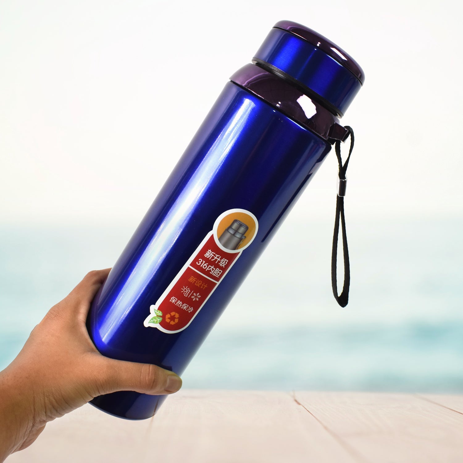 Vacuum Insulated Stainless Steel Bottle, Double walled (Approx 1000 ML / 1 Pc / Mix Color) Vacuum Insulated Stainless Steel Bottle, Double walled (Approx 1000 ML / 1 Pc / Mix Color)